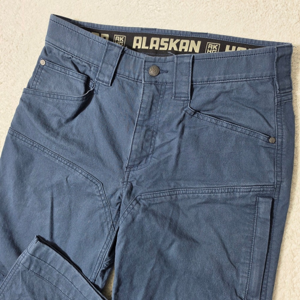 Alaskan Hardgear Pants Mens 30/30 Blue Duluth Trading Co Stretch Standard Fit